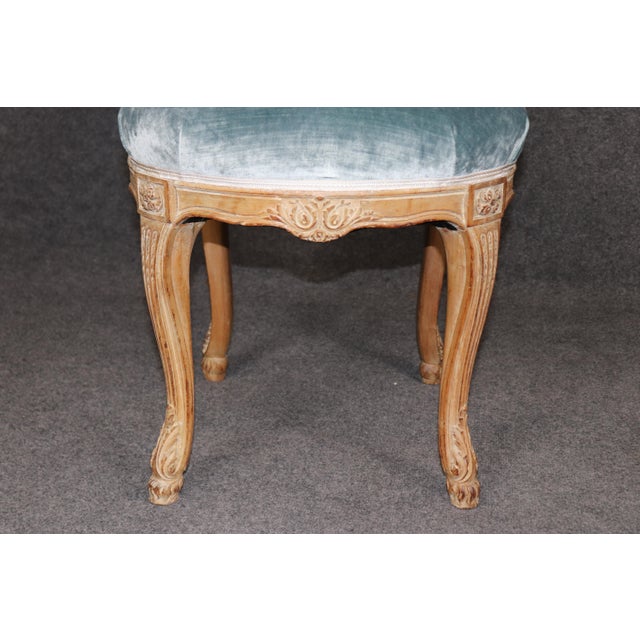 Important Set 12 Antique French Louis XV Style Distressed Carved Dining Chairs For Sale - Image 14 of 18