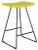 Modern Backless Counter Stool, Green & Black - a Pair For Sale - Image 3 of 6