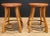 Mid-Century Modern Pair of Bradford Woodworking Ax Handle Dining Stools For Sale - Image 3 of 6