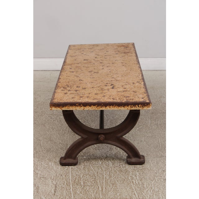 Restoration Hardware Industrial Steel & Iron Coffee Table For Sale - Image 12 of 14