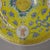 Antique Imperial Yellow Porcelain Chinese Birthday Plate For Sale - Image 4 of 5