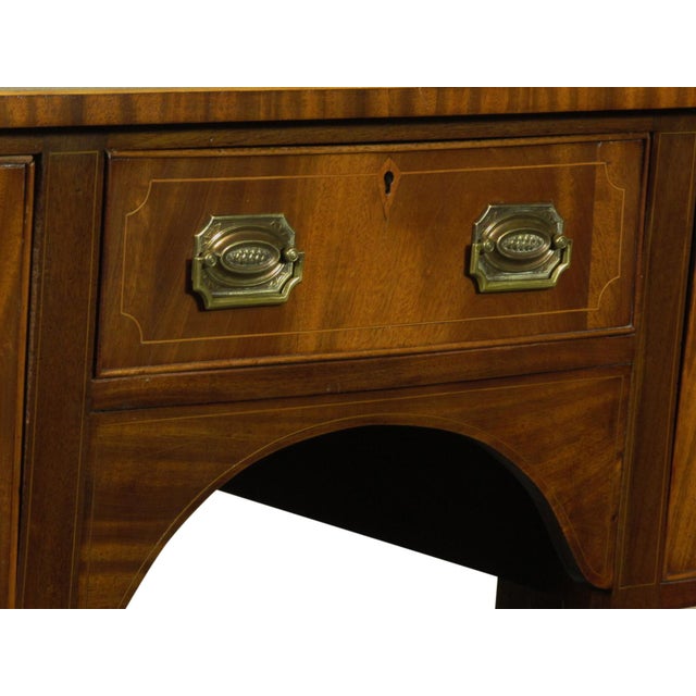 Early 20th Century George III Style Inlaid Mahogany Sideboard For Sale - Image 4 of 10