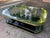 Hollywood Regency Vintage Hollywood Regency Style Black Lacquer and Glass Floating Coffee Table With Patina For Sale - Image 4 of 18