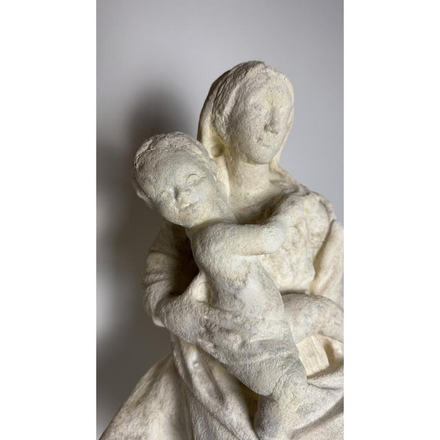 Madonna and Child, 16th Century, Statuary Marble For Sale - Image 4 of 9