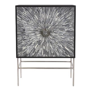 Kenneth Ludwig Chicago Aurora Square Bar Cabinet For Sale