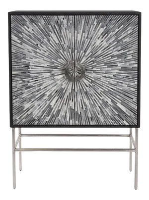 Kenneth Ludwig Chicago Aurora Square Bar Cabinet