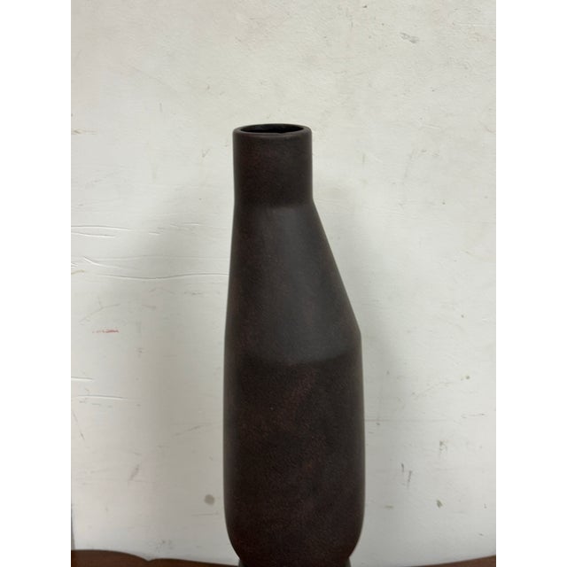 Mid-Century Modern 101 Copenhagen Sphere Vase Tall Coffee For Sale - Image 3 of 12