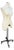 Adult Female White Linen Dress Form Mannequin on Iron Base W/ Wheels Size 8 - 15 Available! For Sale
