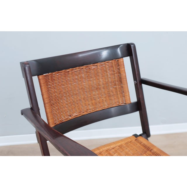 Mid-Century Folding Rocking Chairs from Fratelli Reguitti, 1950s For Sale - Image 9 of 12