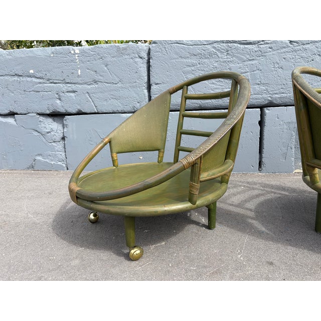 1950s Bamboo Lounge Chairs For Sale - Image 13 of 16