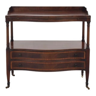 Mid 20th Century Fancher Furniture Genuine Mahogany Server Table Console For Sale