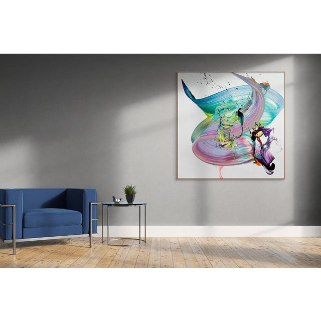 Acrylic on canvas Edition: Unique. Unframed. This artwork will be shipped rolled in a dent-resistant tube. This method is...