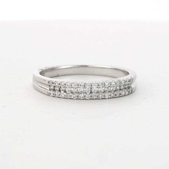 14k Gold Ring With 0.3 Carat Diamonds Size 7 Resizable For Sale - Image 18 of 18