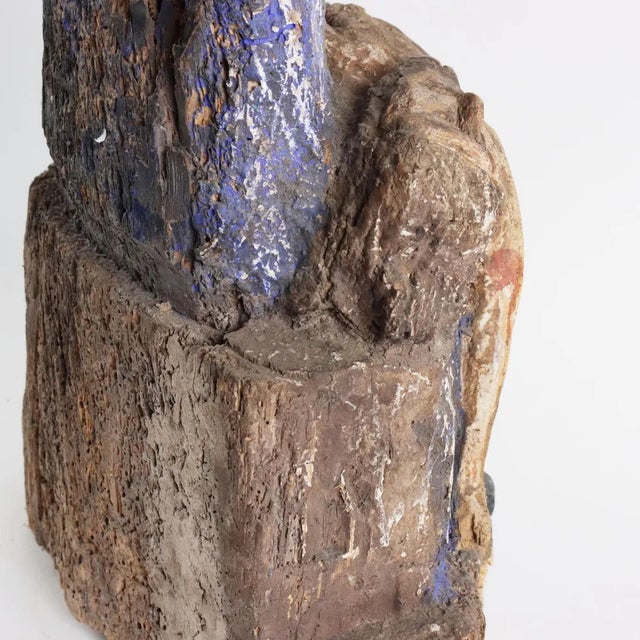 La Pietà Wooden Sculpture For Sale - Image 9 of 11