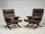 Scandinavian Armchair in Brown Leather, 1970s For Sale - Image 17 of 18