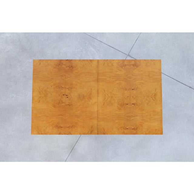 Vintage Burl Wood Dining Table by Milo Baughman for Thayer Coggin For Sale - Image 14 of 15