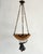 Italian Art Deco Alabaster Hanging Light with Wrough Iron Dagonfly and Chain, 1920s For Sale - Image 15 of 18