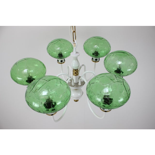1970s Mid-Century Chandelier from Drukov, 1970s For Sale - Image 5 of 14