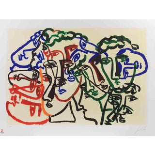 Sandro Chia, Untitled, Lithograph, 2008 For Sale