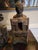 Antique Chinese Giltwood Ancestral Scholar Figure For Sale - Image 4 of 4