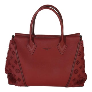 Red Tuffetage Veau Cachemire Tote W MM For Sale