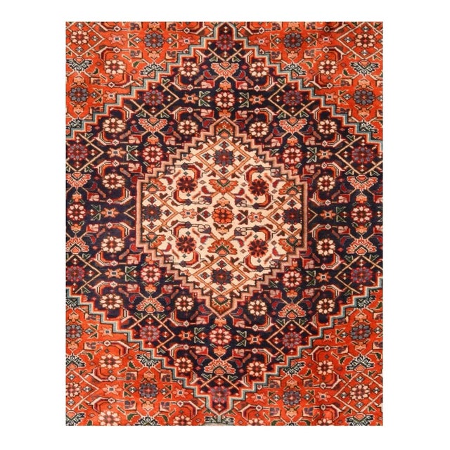 Traditional Fine Antique Persian Tabriz Rug 7'4'' X 9'7'' For Sale - Image 3 of 3