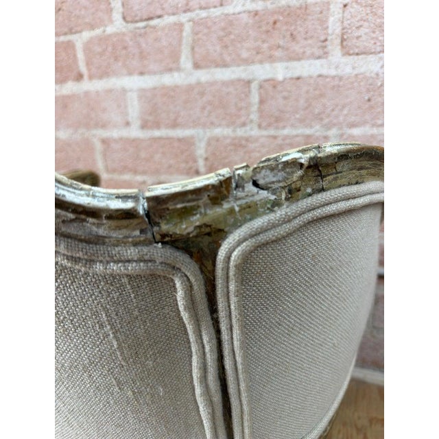 Antique French Louis XVI Petite Corbeille Vanity Chair For Sale - Image 16 of 17