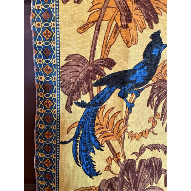 Vintage 1960s Designer Textile - Frameable Art by House of Van Luit For Sale In Austin - Image 6 of 7