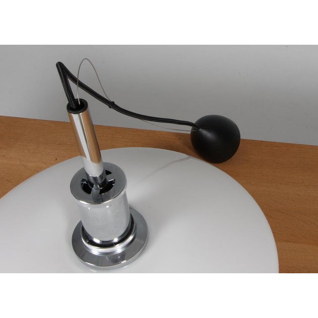 White Opal Glass Pendant Light by Poul Henningsen for Louis Poulsen, 2000s For Sale - Image 8 of 9