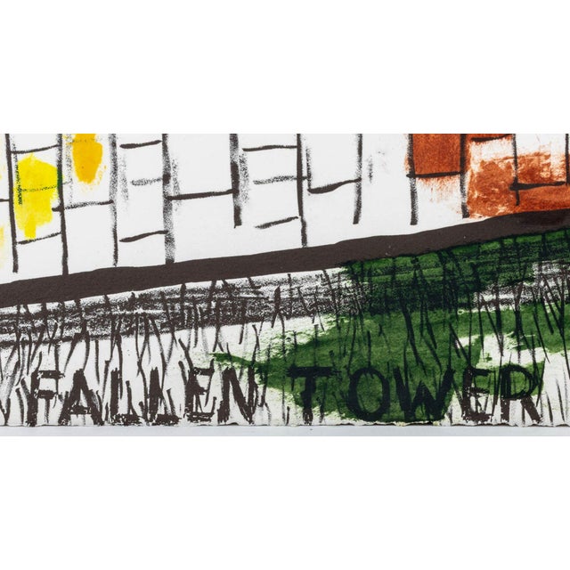 Domenick Capobianco Tower Studies Mixed Media, 2 For Sale - Image 9 of 14