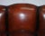 Animal Skin Victorian Brown Leather Sofa For Sale - Image 7 of 18