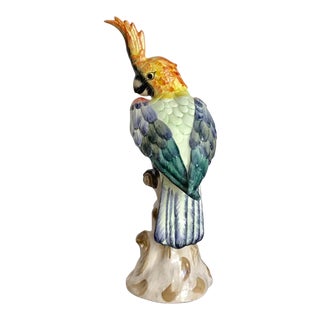 Vintage Mid-Century Chelsea House Parrot Figurine For Sale