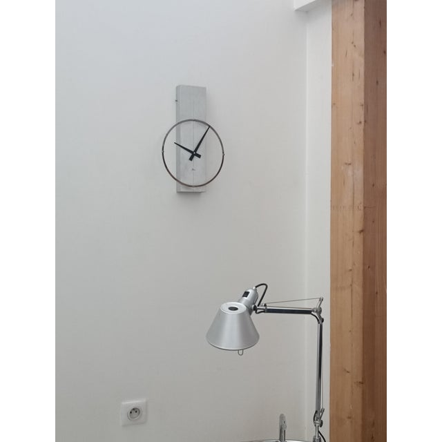 Metal Wall Clock from Micro Electric, 1970s For Sale - Image 7 of 13