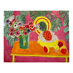 Henri Matisse Vintage 1946 First Edition Mid Century Modernist Fine Art Lithograph Print " l'Ananas " 1940