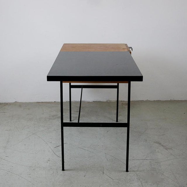Black Pierre Paulin Desk Cm141 attributed to Thonet, 1950s For Sale - Image 8 of 18