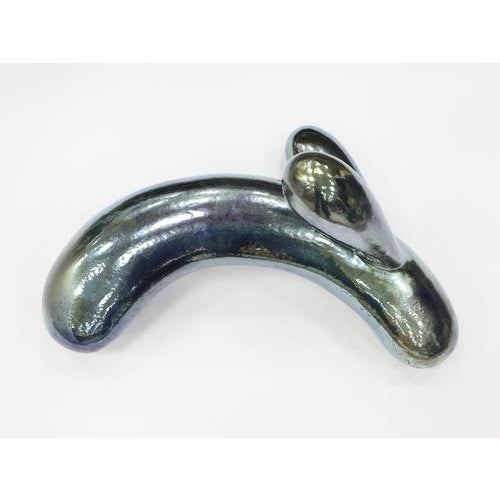 Black Pari Daiza Capsule Sculptural Object by Caspi Ceramics NL For Sale - Image 8 of 14