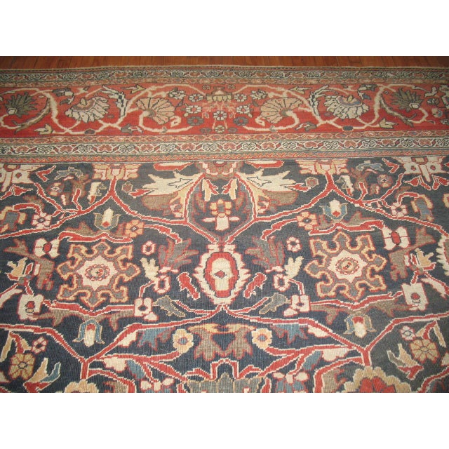 Late 19th Century Late 19th Century Persian Sultanabad Rug For Sale - Image 5 of 6