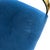 Blue 1980s Carson’s of High Point Blue Velvet & Brass Dining Chairs, Set of Four For Sale - Image 8 of 16