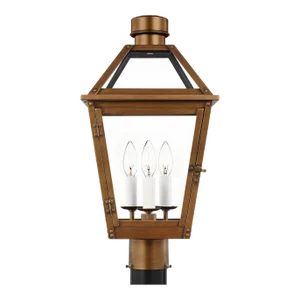 Chapman & Myers by Visual Comfort Studio Hyannis Medium Post, Natural Copper