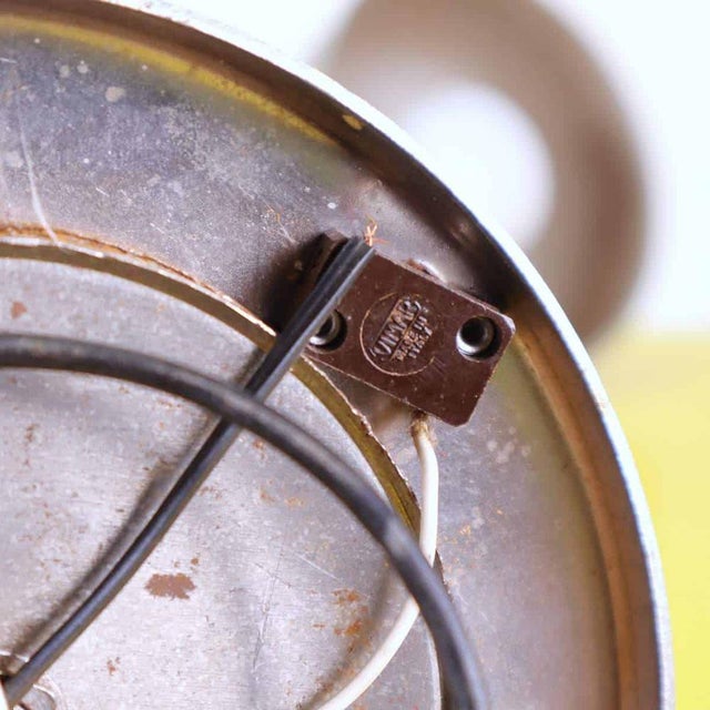 Vintage Italian Metal Table Lamp For Sale - Image 10 of 11