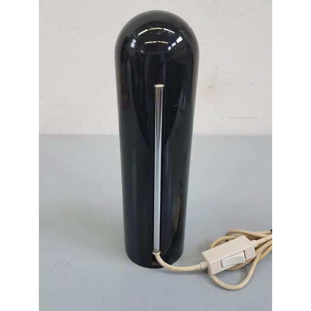 Leuka "flip top" black italian steel desk lamp, richard carruthers - 1970s dimensions length : 18 cm height : 28 cm depth...