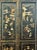 Chinese 1920s Chinese Export Four Panel Lacquered Coromandel Dressing Screen Room Divider For Sale - Image 3 of 12