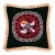 Baby Artemis in Velvet Embroidered Cushion For Sale