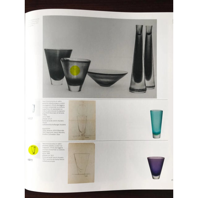 Italian Incisi Series Vase Glass by Paolo Venini for Venini Murano, 1950s For Sale - Image 6 of 7