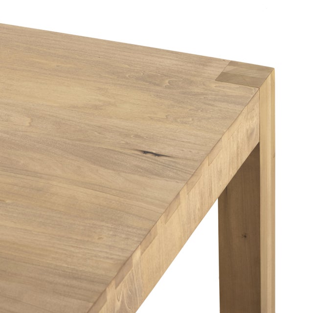 Contemporary Four Hands Isador Dining Table, Dry Wash Poplar For Sale - Image 3 of 12