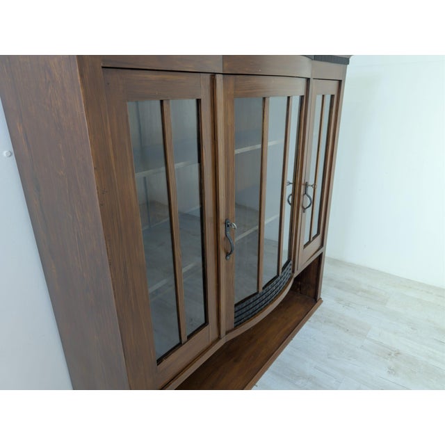 Oak Showcase Cabinet with Extension, 1890s For Sale - Image 10 of 18