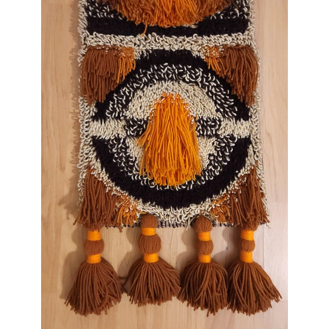 Mid-Century Modern Wool Wall Rug Tapestry by Reichel Skansen, Germany, 1970s For Sale - Image 3 of 7