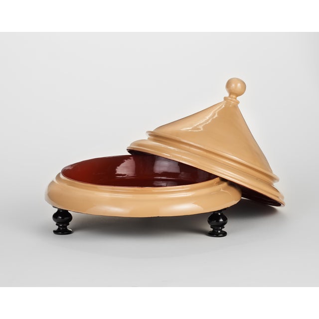 As a striking accent on the sideboard, our Domed Platter suggests a colorful and exotic origin. Still, as with many...