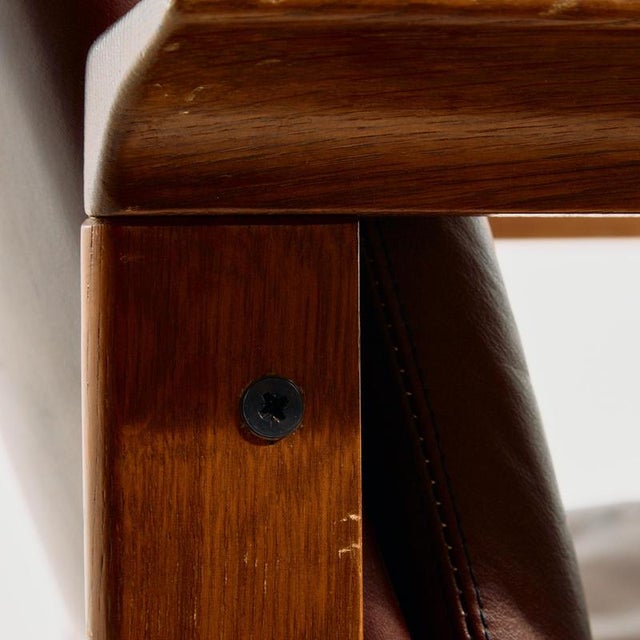 Oak Armchair by Laszlo Mazák for Wiesner-Hager, 1970s For Sale - Image 14 of 18