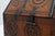 18th Century Carved Wooden Coffer with Slanted Lid and Iron Mounts, France For Sale - Image 9 of 14